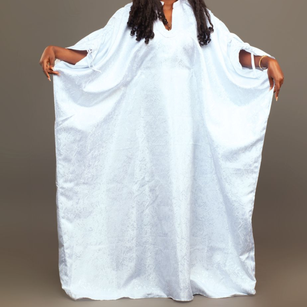 Robe Caftan Élégance Blanche